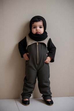 Algerian infant boy with  black hair