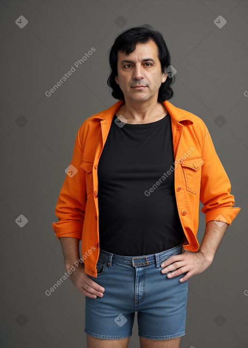 Bulgarian 45 years male with  black hair