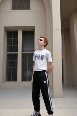 Syrian teenager boy with  ginger hair