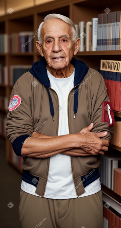 Panamanian elderly male with  brown hair