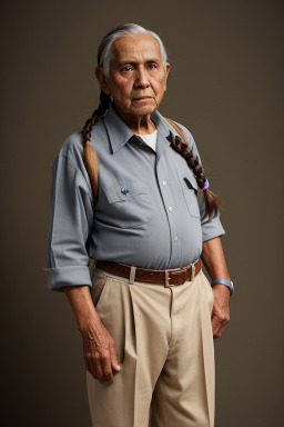 Guatemalan elderly male with  brown hair