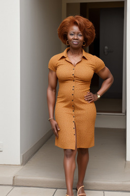 Nigerian 45 years female with  ginger hair