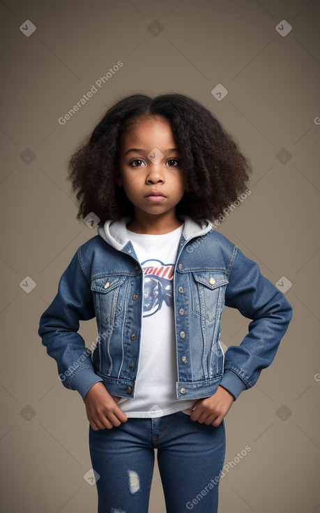 African american child girl 