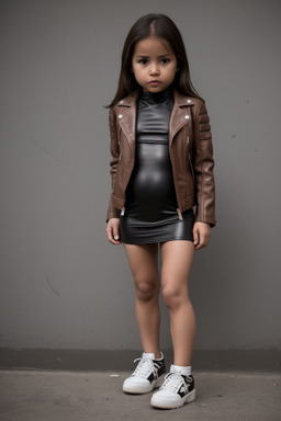 Bolivian infant girl with  brown hair