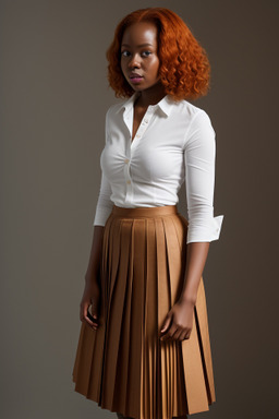 Ghanaian adult female with  ginger hair