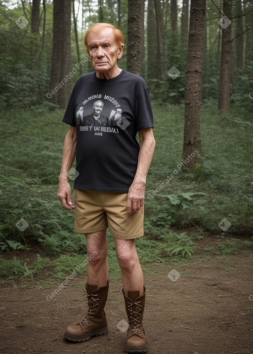 Brazilian elderly male with  ginger hair