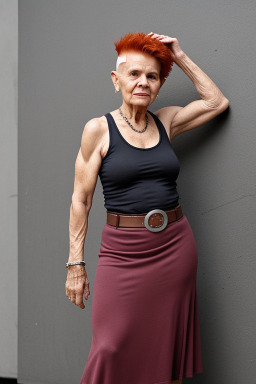 Nicaraguan elderly female with  ginger hair