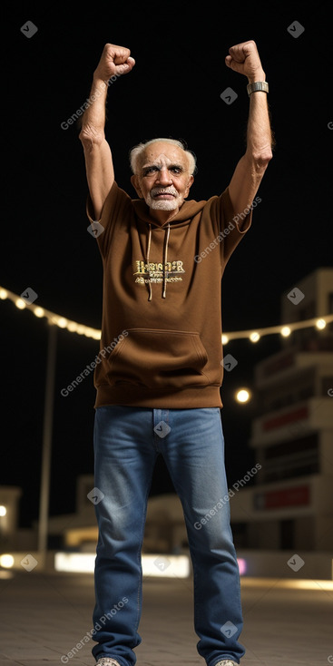 Bahraini elderly male with  ginger hair