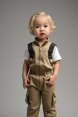 Malaysian infant boy with  blonde hair