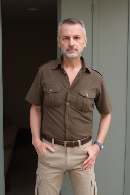 Croatian 45 years male with  brown hair