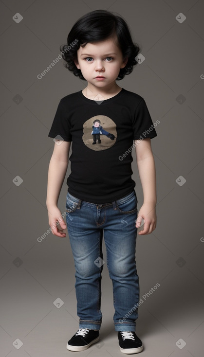 Russian infant boy with  black hair