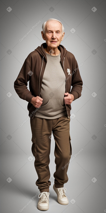 Lithuanian elderly male with  brown hair