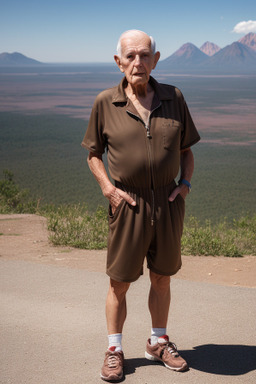 Paraguayan elderly male with  brown hair