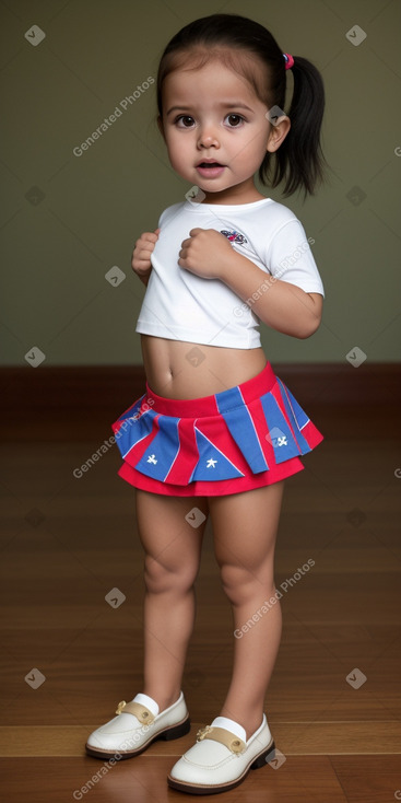 Costa rican infant girl 