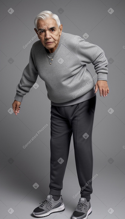 Mexican elderly male with  gray hair