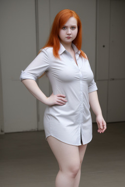 Russian adult female with  ginger hair