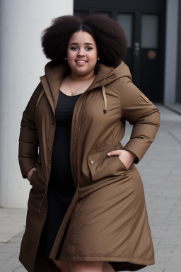 Irish young adult female with  brown hair