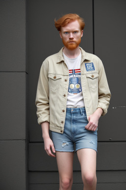 Norwegian adult male with  ginger hair