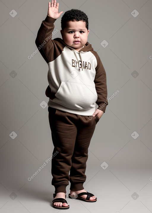 Egyptian infant boy with  brown hair