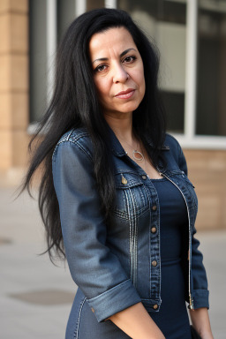 Tunisian 45 years female with  black hair