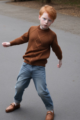 Canadian child boy with  ginger hair