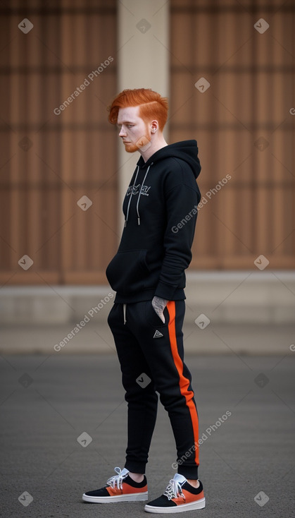 Armenian adult non-binary with  ginger hair