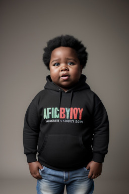 African child boy with  black hair