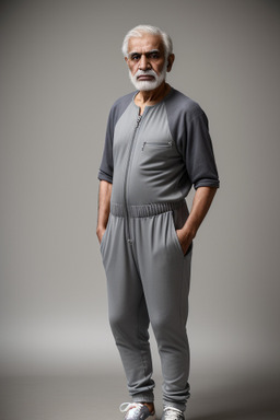 Pakistani elderly male with  gray hair