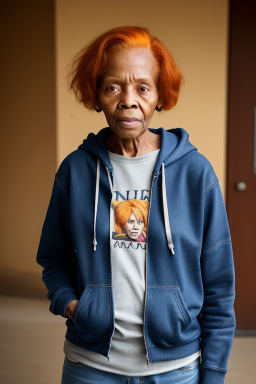 Togolese elderly non-binary with  ginger hair