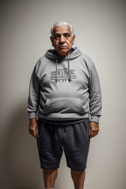 Egyptian elderly male with  gray hair