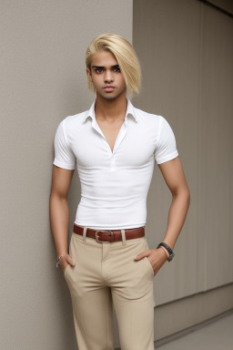 Yemeni young adult male with  blonde hair