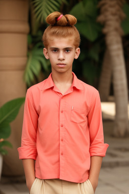 Egyptian teenager boy with  ginger hair