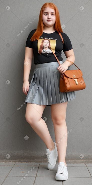 Omani teenager girl with  ginger hair