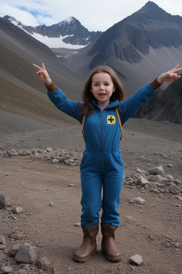 Belgian child female with  brown hair