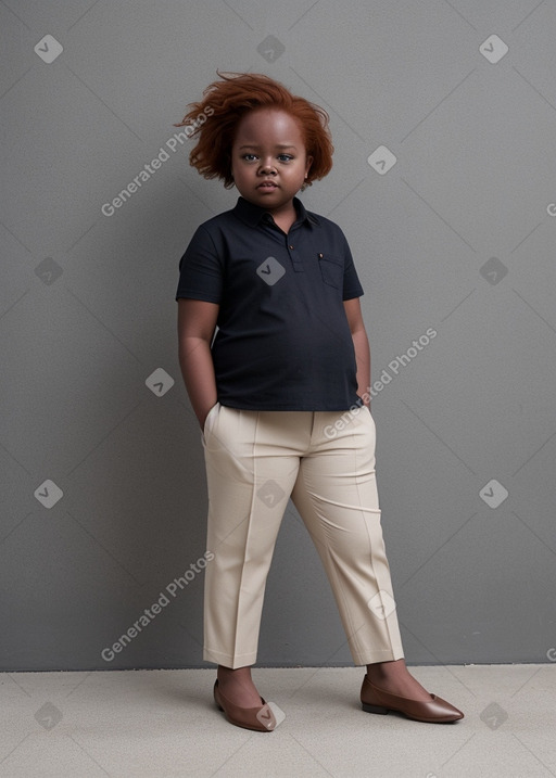 Child female with  ginger hair