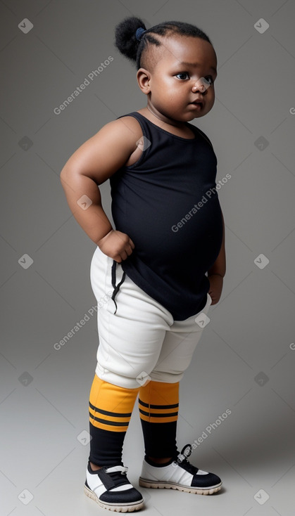 Zambian infant boy with  white hair