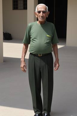 Emirati elderly male with  black hair