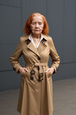 Peruvian elderly female with  ginger hair