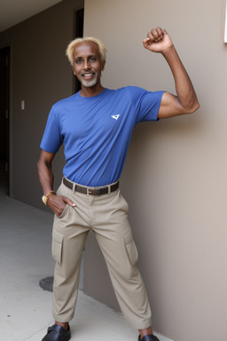 Somali 45 years male with  blonde hair