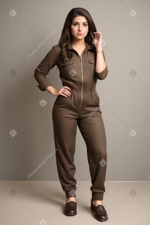 Iraqi adult female with  brown hair