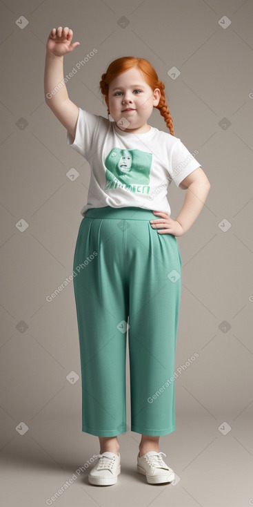 Argentine child boy with  ginger hair