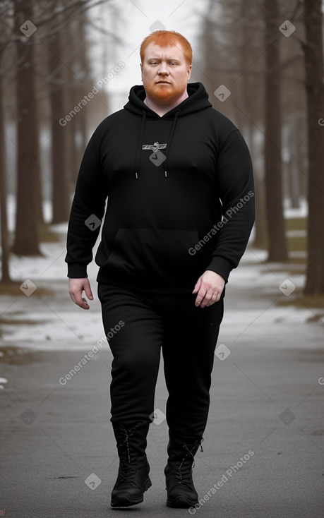 Russian 45 years male with  ginger hair