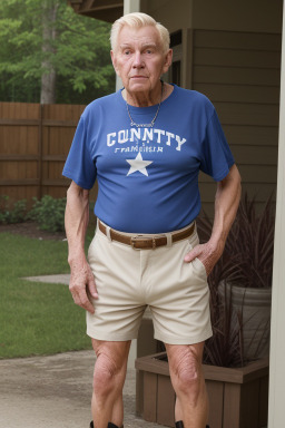 American elderly male with  blonde hair