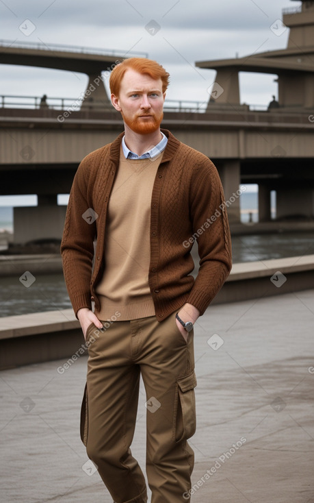 Slovak adult male with  ginger hair