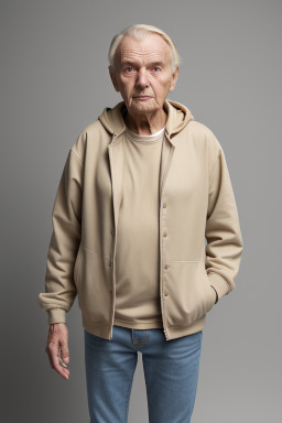 Czech elderly male with  blonde hair