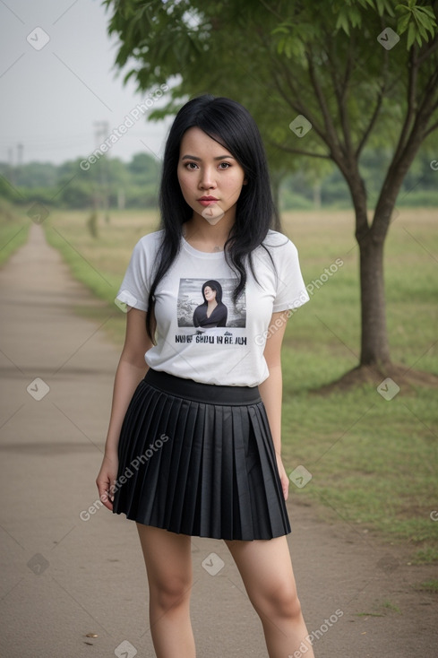 Vietnamese adult female with  black hair