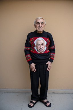 Azerbaijani elderly male with  blonde hair