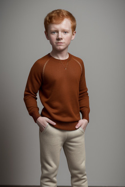 Honduran child boy with  ginger hair