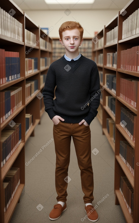 Armenian teenager boy with  ginger hair