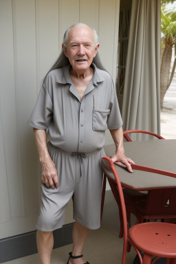 Elderly male with  gray hair